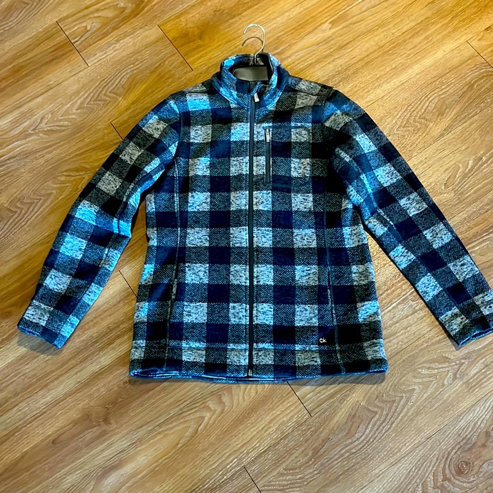 Calvin Klein Zip Front Sweater